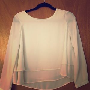 Zara white blouse in XS